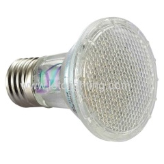 E27 LED PAR20 Lamp with figured glass cover