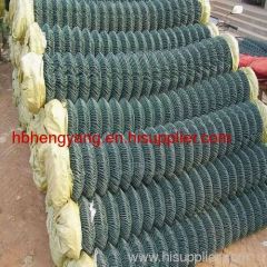 ISO9001 approval PVC coated Chain link fence mesh