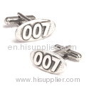 007 stainless steel cufflinks