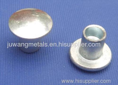 China steel semi-tubular rivet