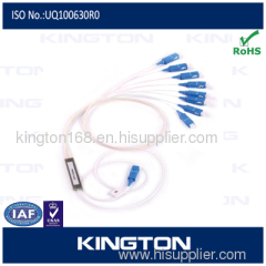1xN, 2xN fiber optic plc splitter