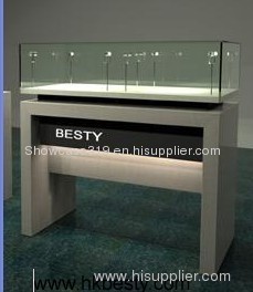 Watch display counter showcase for jewelry watch or diamond exhibition