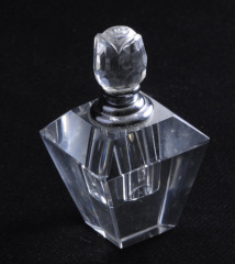 nice vintage clear perfume bottle empty 2-10 ml