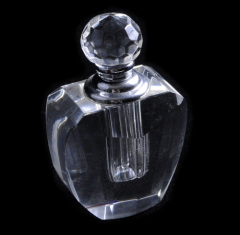 nice vintage clear perfume bottle empty 2-10 ml