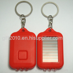 solar keychain with flashlight