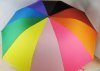 Rainbow 3-folding manual umbrella