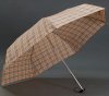 Grid design 5-folding manual umbrella