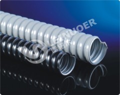 Plastic coated flexible pipe