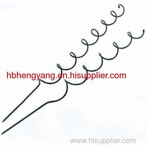 galvanized or PVC coated sprial tomato plant stake