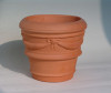 Small terracotta plant pots