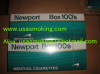 2011 fresh newport king size cigarette, ny stamp, free duty with custom