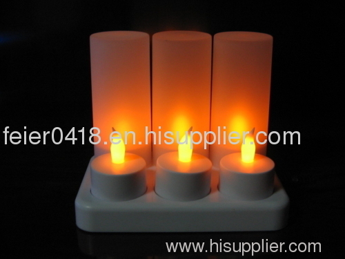 decrative rechargeable candle light