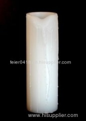wax white candle