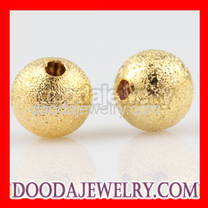 Wholesale 8mm Gold Plated Copper Shamballa Beads