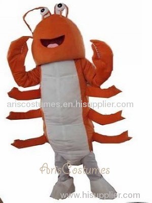shrimp mascot costume sports mascot food mascot