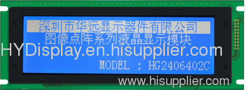 240X64 LCD MODULE with PCB size of 180x64x13.5mm