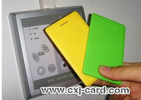 Portrait RFID card for access control
