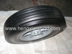 semi-pneumatic rubber wheel