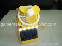 LED Solar Fan