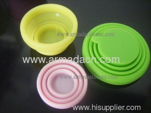 silicone collapsible cup