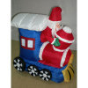 4Ft inflatable santa with train