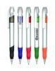 Sliver custom LOGO promotional plastic ballpoint pen