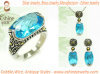 Designer inspired jewelry, 925 sterling silver jewelry, brass jewelry.