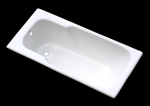 standard cast iron bathtub