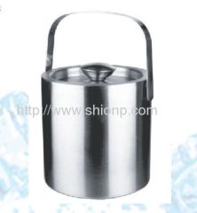 portable champagne double wall ice bucket