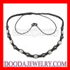 Fashion shamballa bead necklace with Czech Crystal and Hematite beads
