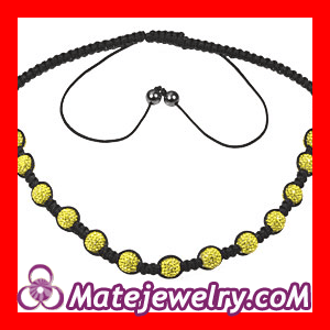 Cheap jay z shamballa bead necklace with magnetite YH2025 | Matejewelry online store