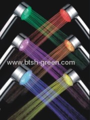 led shower head light,metallic casing color and ABS material