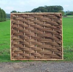 Framed willow hurdle