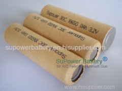 SuPower 3.2V 30C 1.1Ah 18650 Li-FePO4 Power Cell