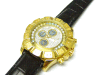 Stainless steel watch with diamond