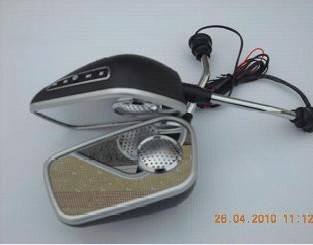 motorcycle MP3 mirror