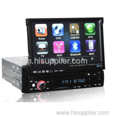 One Din 7.0 inch Touchscreen Bluetooth GPS car DVD Player
