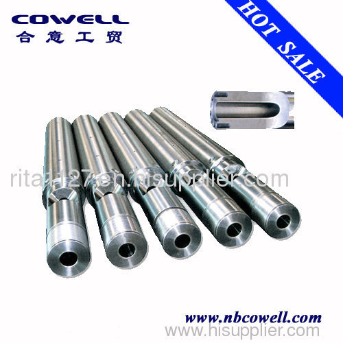 Bimetallic barrel screw