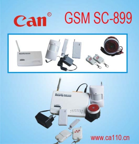 6wireless,4wired GSM alarm system LX-899