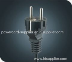 Germany AC Power Cord 3-pin Euro N/R Plug