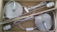 Euro type switch lamp cord