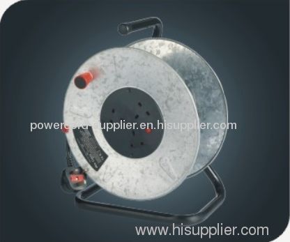 UK cable reel with iron plate