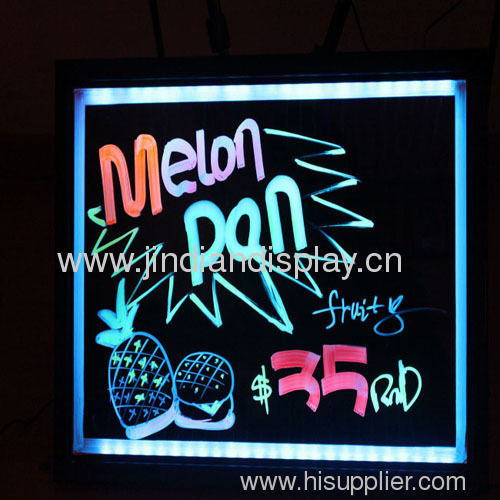 fluorescent led hand writing board