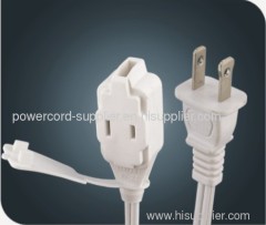 American type power extension cord