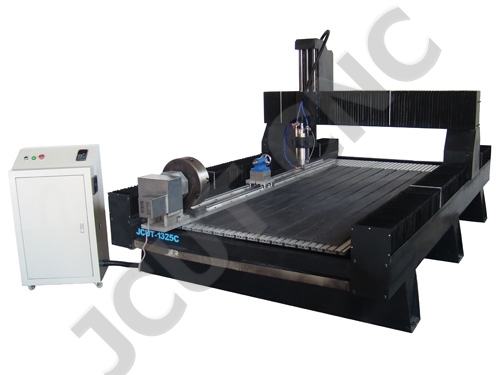 CNC marble router JCUT-1325C(with water sink and rotary)