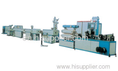 PE composite pipe production line