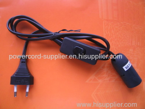 euro type lamp power cord