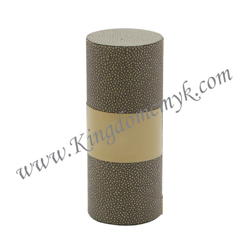 Round Artificial Leather Gift Boxes