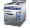 4-burner electric hot plate with electric oven(round)
