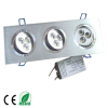 3x3x1w high brightness hot white LED downlight